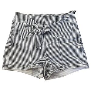 Scotch & Soda Pinstripe High-waist Shorts-Size 26